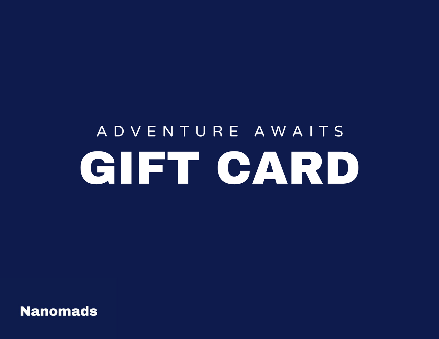 Nanomads Gift Card