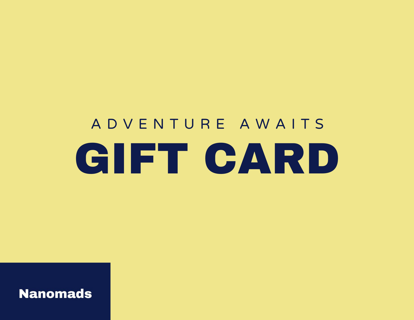 Nanomads Gift Card