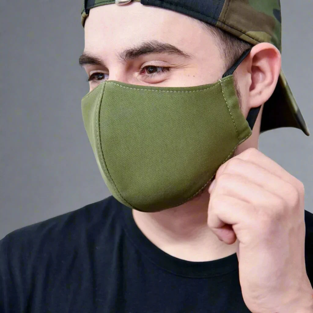 Green Army Face Mask