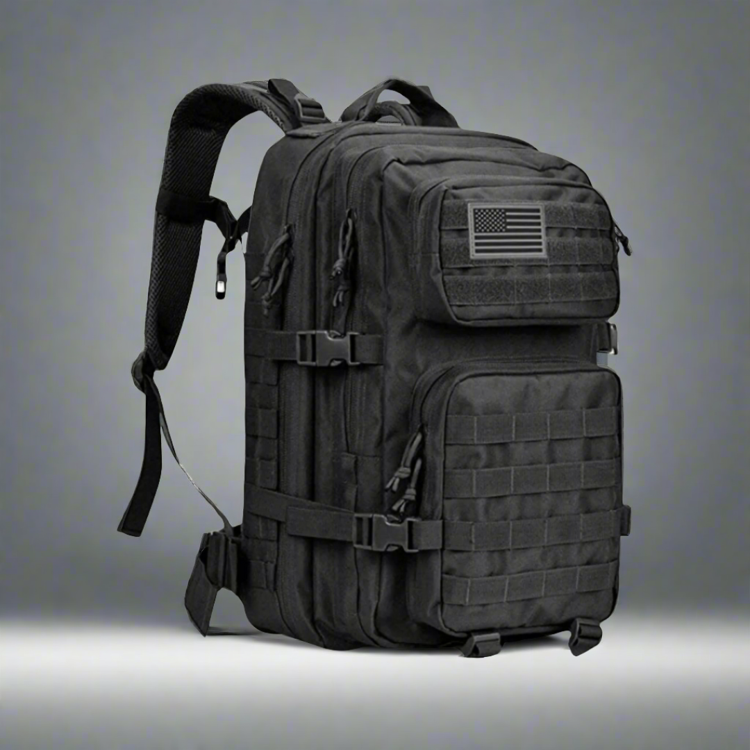 Black "Journey" military style backpack