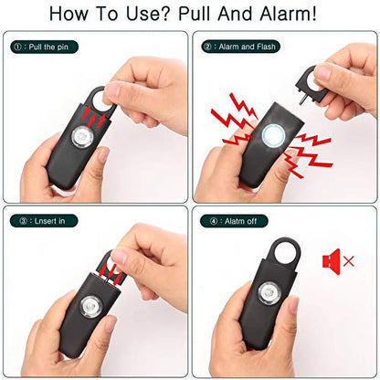 🚨 Solo Travel Safety Kit (Personal Alarm + Camera Detector + Door Stop Alarm)